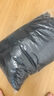 佐丹奴紳士風(fēng)羽絨服男冬鵝絨保暖男士連帽長(cháng)款羽絨外套01074698 黑色 標志黑 L 曬單實(shí)拍圖