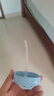 HEGEN海格恩兒童吸管杯蓋通用奶瓶杯子配件1-3歲直飲喝水杯蓋藍色 曬單實(shí)拍圖