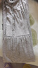 芬也（FENYE）孕婦哺乳裙春夏款睡衣產(chǎn)后月子服產(chǎn)房待產(chǎn)連衣裙 灰色 曬單實(shí)拍圖