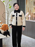 俞兆林（YUZHAOLIN）媽媽秋裝50歲60洋氣上衣服中老年人女裝春秋新款大碼毛呢子短外套 AN864227 米白 L  （建議105-120斤） 曬單實拍圖