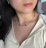 伊燦四葉草彩色鋯石項(xiàng)鏈女2025新款爆款鎖骨鏈輕奢小眾高級(jí)感頸鏈配飾 四葉草彩色鋯石項(xiàng)鏈 曬單實(shí)拍圖
