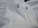優(yōu)衣庫女裝法國麻襯衫長(cháng)袖襯衣上衣空調衫薄外套475647 00 白色 2XL /170/100B 曬單實(shí)拍圖