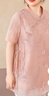 MsShe【新中式珠片刺繡小衫】大碼女裝2025夏裝胖mm高端長(zhǎng)款上衣 青檸色現(xiàn)貨 2XL 曬單實(shí)拍圖