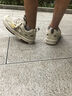 森馬（Senma）男鞋夏季休閑百搭時尚小白鞋子男士軟底輕便厚底增高板鞋男款透氣 米色 40 曬單實拍圖