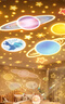 萬火夢幻星空投影燈滿天星臥室投影儀氛圍兒童夜燈生日禮物女孩八音盒 曬單實拍圖