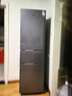 容聲216升三開(kāi)門(mén)小電冰箱家用小戶(hù)型節(jié)能超薄冷藏冷凍兩用保鮮出租房宿舍迷你BCD-216D11N銀國(guó)家補(bǔ)貼 曬單實(shí)拍圖