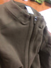 蕉下（beneunder）長袖T恤男士半拉鏈搖粒絨秋冬新款高彈上衣PM005極地苔綠XL 曬單實(shí)拍圖