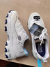 斯凱奇（Skechers）女鞋秋冬小白熊休閑鞋子厚底增高百搭運動(dòng)軟底老爹鞋99999863 白色/海軍藍色/WNV 37.5 曬單實(shí)拍圖