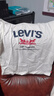 Levi's李維斯兒童長袖T恤男女童衛(wèi)衣2025秋季新款童裝套頭衫打底衫 糖果白 130 /64 【建議身高116-122cm】 曬單實拍圖