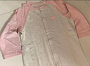 巴厘小豬新生嬰兒兒衣服a類純棉爬爬服夏季長袖薄款空調(diào)服睡衣寶寶連體衣 藕粉 73cm 曬單實(shí)拍圖