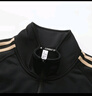 阿迪達(dá)斯 （adidas）運(yùn)動套裝男秋季外套長褲兩件套跑步運(yùn)動套裝 黑金（直筒褲） L 曬單實(shí)拍圖