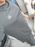 匹克跑步速干運(yùn)動(dòng)套裝男夏季衣健身服透氣排汗羽毛球服短袖短褲兩件套 【短袖拉鏈款52001】黑色 L/175 曬單實(shí)拍圖