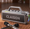 CLAISON【柏林之聲】藍(lán)牙音箱高音質(zhì)音響話筒一體自帶聲卡廣場(chǎng)舞家庭KTV套裝戶外K歌便攜式大功率低音炮 灰色【雙話筒】300W丨震撼音效 曬單實(shí)拍圖