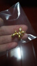 萃華金店氣球狗黃金項鏈足金999鑲嵌吊墜七夕情人節(jié)送老婆女友生日禮物 【氣球狗套鏈】金重約4.8g 曬單實拍圖