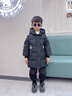 G.DUCKKIDS小黃鴨童裝兒童羽絨服男童中長款加厚男孩外套冬季寶寶小惡魔衣服 黃色 90 建議1~2歲【 80-90cm】 曬單實拍圖