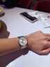 天梭（TISSOT）【官方授權店】卡森臻我系列80機械機芯男表商務(wù)手表男士瑞士腕表 銀盤(pán)鋼帶T122.407.11.031.00 曬單實(shí)拍圖