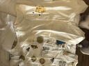 舒貝怡2件裝嬰兒衣服夏季薄款新生兒連體衣短袖哈衣兒童爬服黃色73CM 曬單實(shí)拍圖