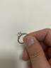 DR.KU人工培育鉆石一克拉鉆戒VVS2求婚戒指微鑲小鉆結(jié)婚生日情人節(jié)禮物 一克拉培育鉆/鉑金/VVS2/IGI證書(shū) 閉口(12號(hào)) 曬單實(shí)拍圖