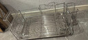 帥仕廚房用具置物架瀝水架籃碗碟架304不銹鋼多功能放碗盤(pán)筷筒收納盒 實(shí)心304【長(cháng)46深30】4件套 曬單實(shí)拍圖