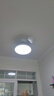 歐普（OPPLE）風(fēng)扇燈吊扇燈24瓦LED照明低噪音餐廳臥室吊燈燈具包安裝 冰風(fēng)白 曬單實(shí)拍圖