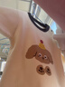 優(yōu)奇嬰兒衣服加絨保暖內(nèi)衣寶寶秋衣秋褲加絨加厚打底兒童分體套裝冬裝 杏色 90 曬單實(shí)拍圖