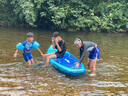 藍科SUP充氣槳板站立式漂流槳板競速沖浪板劃水板漿板船劃槳浮板水上 【加寬加長(cháng)板】乘風(fēng)號（側邊雙層保護） 曬單實(shí)拍圖