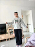 芬伶秋冬季山東即墨女衛衣新款2025爆款棉質(zhì)加絨潮流寬松圓領(lǐng)上衣 酒紅色W帽子（加絨加厚） XL 建議【120-135斤】 曬單實(shí)拍圖