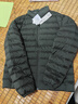 優(yōu)衣庫男裝高級輕型羽絨茄克羽絨服外套休閑夾克470067 57 深橄欖色 L /175/100A 曬單實(shí)拍圖