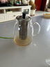 金灶（KAMJOVE）泡茶壺飄逸杯 耐熱玻璃茶具功夫辦公室花茶壺 茶水分離杯茶壺家用 A-20加長濾籃 1100ml 曬單實拍圖