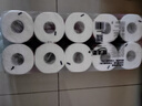 順清柔有芯卷紙彩虹系列5層200g*10卷 沖廁易溶解衛生紙廁紙（2kg/提） 曬單實(shí)拍圖