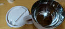 京東京造 泡面碗 上班族304不銹鋼飯盒小學(xué)生雙層防燙1.3L白色 配筷勺 曬單實(shí)拍圖