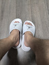 Jordan男子拖鞋 飛人Logo 防滑軟彈 不臭腳 運動鞋F(xiàn)Q1598-002白/灰44 曬單實拍圖