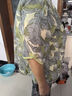 VCZL胖太太加肥加大品牌服裝90-200斤胖媽媽碼雪紡衫中老年圓領(lǐng)夏季遮 中袖雪紡上衣 6XL 185-210斤 曬單實(shí)拍圖