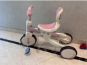 貝趣兒童三輪車自行車1-3-6歲腳踏車寶寶平衡車嬰兒幼兒2歲小孩童車 洛珊粉【燈光音樂+防側(cè)翻】 滑步滑行車生日六一兒童節(jié)禮物 曬單實拍圖