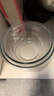 青蘋(píng)果食品級無(wú)鉛玻璃碗和面盆沙拉碗加厚大號湯碗揉面盆2.6L大容量 曬單實(shí)拍圖
