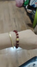 中國黃金CHINA GOLD小蠻腰黃金手鏈足金和田玉手串七夕情人節禮物送女友老婆生日實(shí)用 京速達-足金小蠻腰紅瑪瑙手鏈 曬單實(shí)拍圖