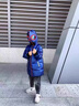 G.duck奧特曼衣服兒童羽絨服男童中長(cháng)款小童洋氣卡通免洗加厚免洗外套潮 藍色 6829 120 cm 曬單實(shí)拍圖