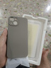奶小鴨 適用蘋果13手機(jī)殼 iphone13保護(hù)套鏡頭全包液態(tài)硅膠超薄防摔簡約軟殼男女款 鈦金色 曬單實拍圖