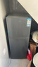 奧克斯110升一級(jí)能效雙門小戶型迷你小電冰箱家用宿舍租房辦公室節(jié)能省電低噪冷凍冷藏兩用BCD-110K118L 曬單實(shí)拍圖