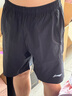 李寧運動(dòng)套裝男夏季新款速干短褲短袖帥氣大碼青少年學(xué)生夏裝套裝 白色涂鴉短袖+黑色速干短褲 L/175(125-145斤) 曬單實(shí)拍圖