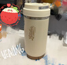 卡羅特保溫杯陶瓷內膽咖啡杯女生高顏值隨行杯新款不銹鋼杯子金色430ml 曬單實(shí)拍圖