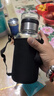【送杯套】大容量加厚玻璃杯子便攜噸噸杯茶水分離帶杯套泡茶水杯 透明 1000ml噸噸桶 1只裝 曬單實(shí)拍圖