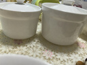 京東京造 燉盅 陶瓷湯碗蒸蛋燕窩輔食碗家用帶蓋贈(zèng)勺子純白460ml 曬單實(shí)拍圖