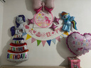 倍歡喜 生日場(chǎng)景布置套餐兒童裝飾品男孩女孩派對庫洛米小馬寶莉背景墻 小馬寶莉-生日套餐-海報款 曬單實(shí)拍圖