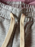 名創(chuàng)優(yōu)品（MINISO）直筒褲男重磅休閑潮流春秋季青少年寬松百搭垂感衛(wèi)褲 麻灰 XL 曬單實(shí)拍圖