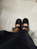 CHARLES&KEITH25秋季新品圓頭平底鉚釘芭蕾瑪麗珍鞋生日禮物CK1-70381146 Black黑色 38 （245） 曬單實(shí)拍圖