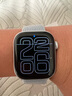 Apple/蘋(píng)果 Watch Series 10 智能手表GPS款42毫米銀色鋁金屬表殼青云色回環(huán)式運動(dòng)表帶MX1L3CH/B 曬單實(shí)拍圖