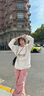 柯蘭娜早秋季正肩顯瘦衛(wèi)衣打底內(nèi)搭女長(zhǎng)袖t恤無帽圓領(lǐng)薄上衣臘腸小狗 百花灰 L 建議106-125斤 曬單實(shí)拍圖