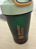 Blender Bottle 蛋白粉搖搖杯運(yùn)動(dòng)水杯 大容量塑料杯帶刻度健身便攜攪拌男士女生 經(jīng)典款V2墨綠色600ml 曬單實(shí)拍圖