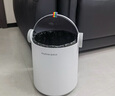 佳幫手臥室翻蓋垃圾桶7L帶蓋家用客廳衛(wèi)生間廁所廚房氣壓鋪袋垃圾桶手提 曬單實拍圖
